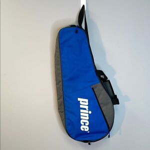 Prince Blue and Gray Duffel Bag with Durable Design